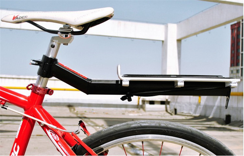 厂家直销快拆式铝合金山地自行车货架公路车后驮包尾架