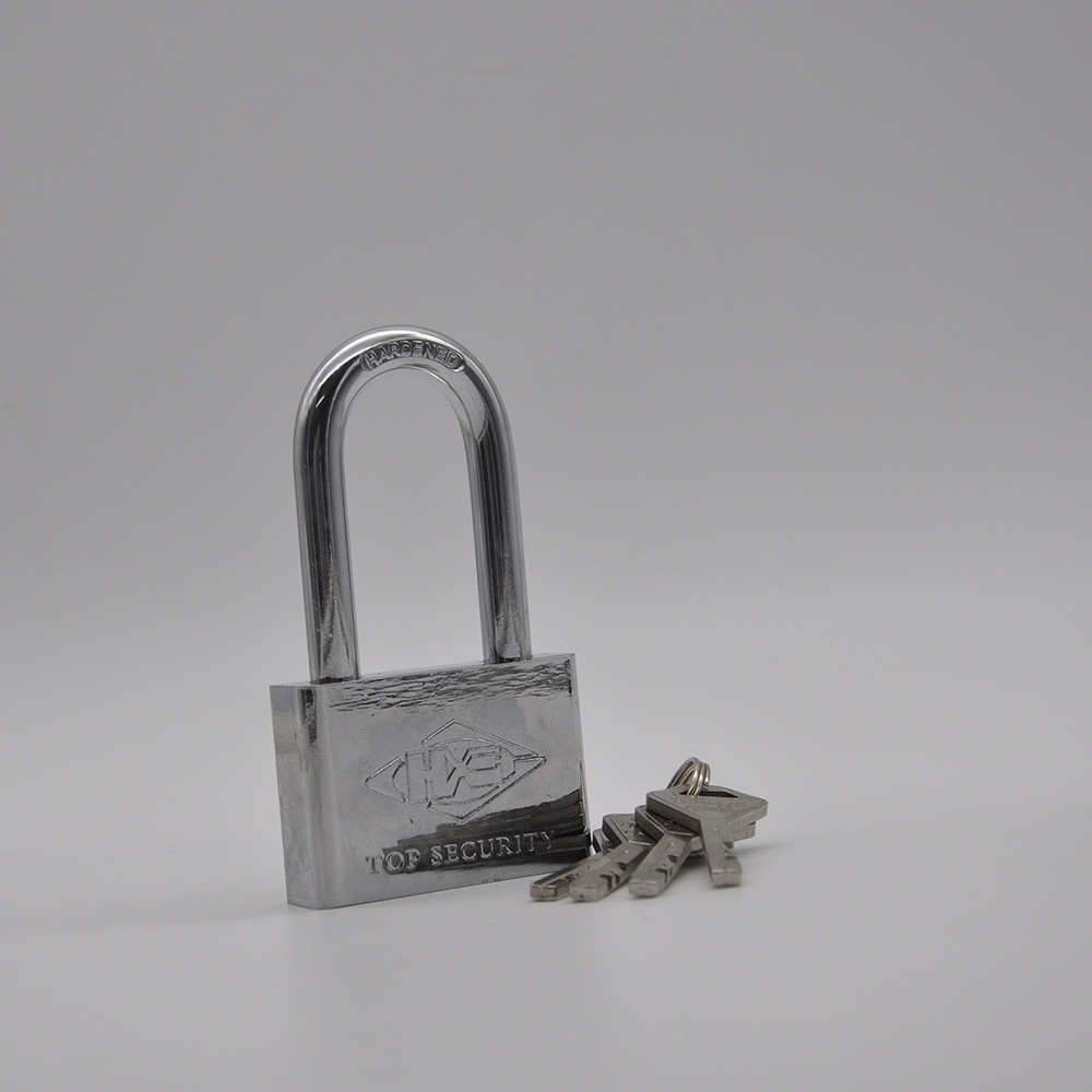 红星牌40 50 60mm长梁方钢锁 长形挂锁 长颈钢挂锁 防盗锁