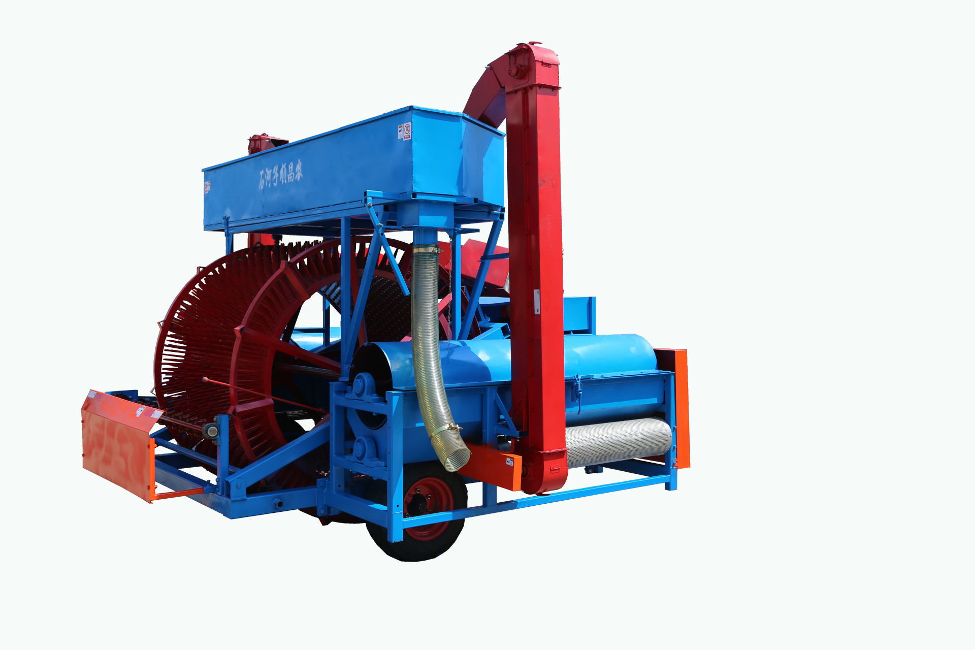 石河子顺昌农5tz-1500籽瓜收获机打瓜南瓜葫芦西瓜全自动自捡取籽