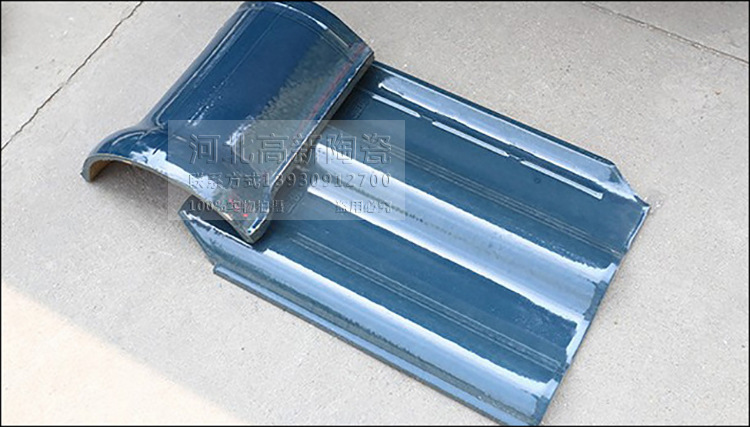 厂家直销屋面陶瓷别墅西瓦脊瓦三通连锁瓦配件