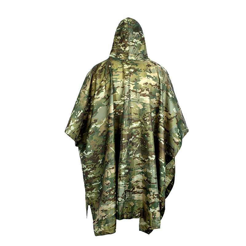 这是迷彩雨披,居家旅行必备神器