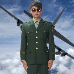 正品武春秋常服 高档毛料常服套装 消防春秋服现货 军装一件代发