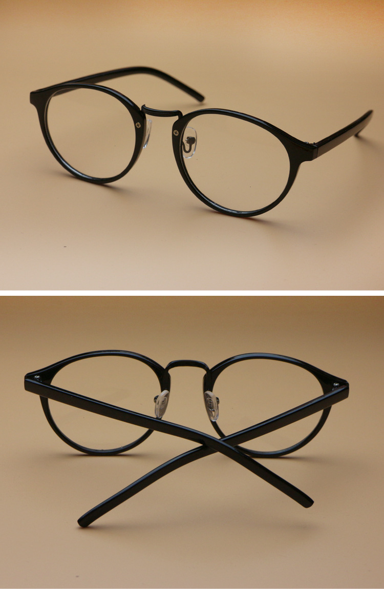 复古pc眼镜框超轻全框眼镜女潮人韩版男眼睛框架无度数现货批.