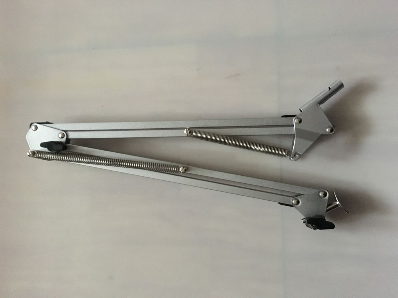 360mm麻雀灯摇臂支架两节折叠简约台灯配件