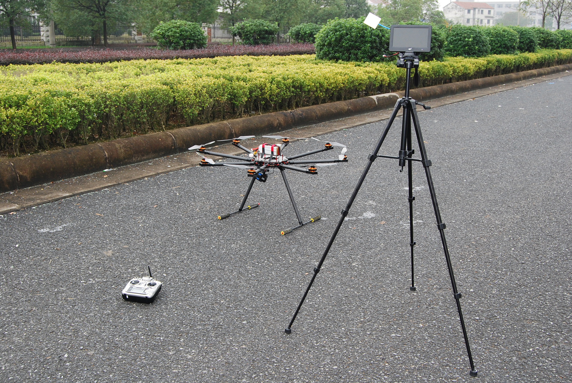 航匠 电力架线无人机 八旋翼无人驾驶飞机 电力架线飞行器