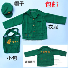 万圣节儿童服装工作角色服万圣节快递扮演服幼儿园邮递员演出服