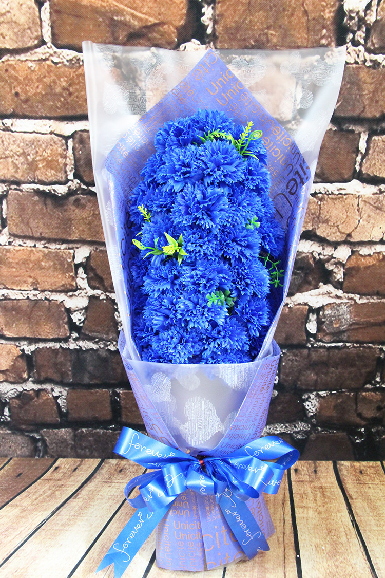 教师节礼物礼品送老师33朵康乃馨香皂花束厂家一