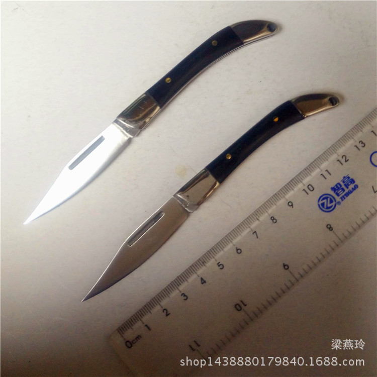 厂家直销平南轻子折叠不锈钢小刀折叠水果刀