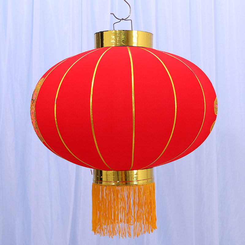 现货供应 福字缎金条带盘长穗灯笼 创意个性婚庆灯笼 特价批发