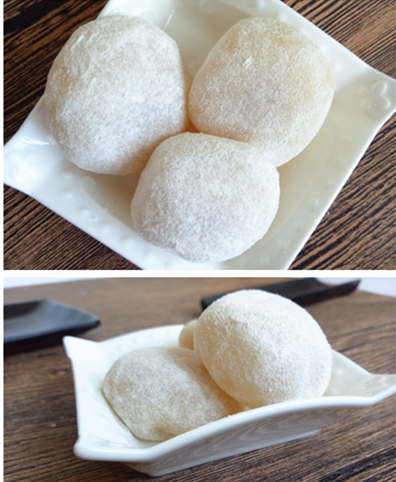 老北京特产小吃艾窝窝栗子,花生,香芋味350g休闲零食糕点