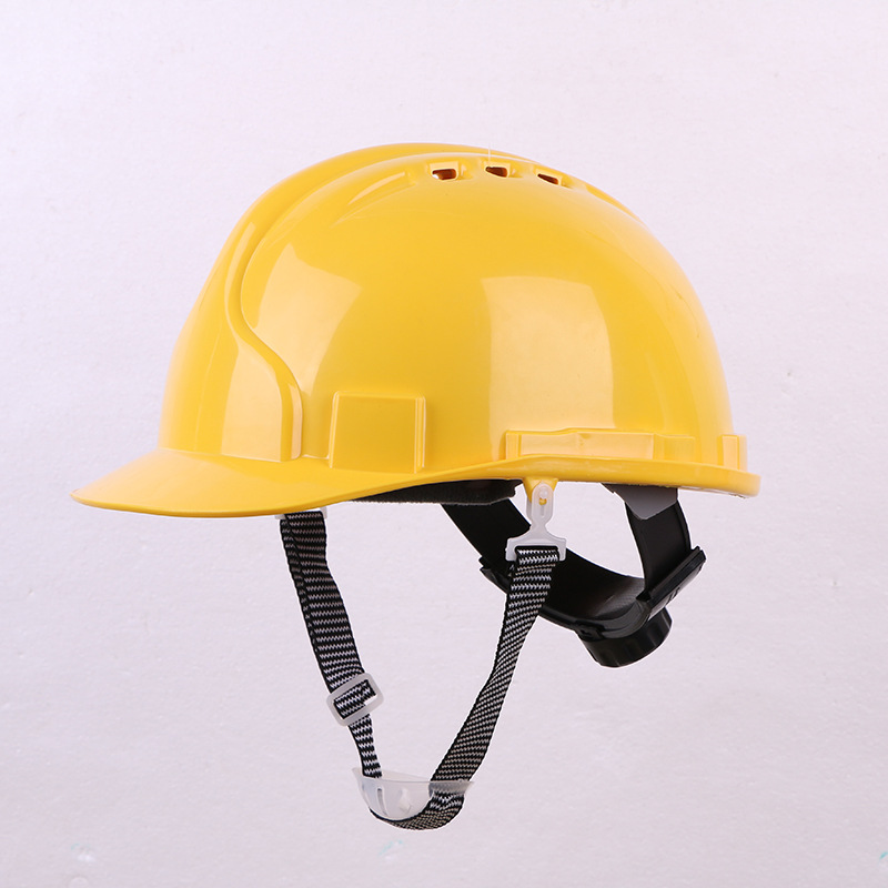 塑料安全帽劳保安全用品头盔abspp透气织带内衬安全帽批发