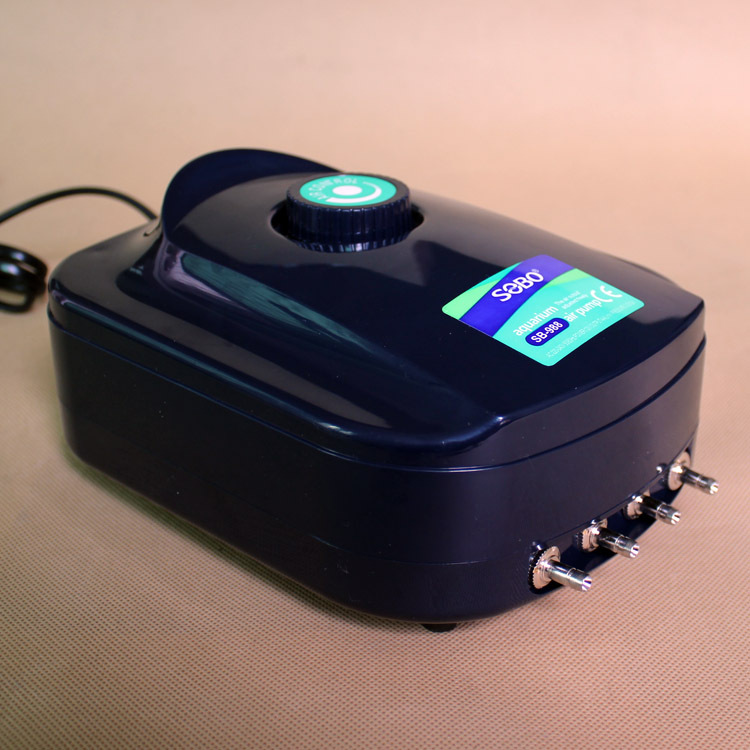 热卖 松宝鱼缸大功率静音增氧泵双孔氧气泵四孔氧气机特价批发