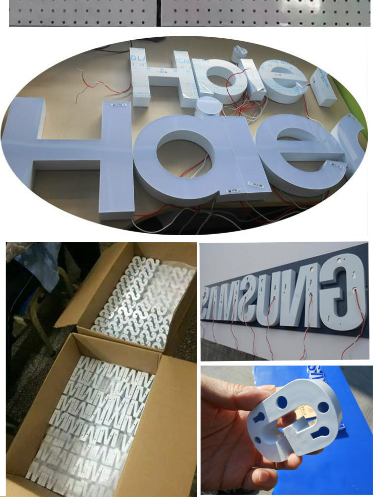 特价固定尺寸手机家电pc广告牌发光字连锁品牌招牌发光字批发