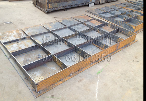 花纹板_q235专业加工 金属制品花纹钢板斜坡 简易平台防滑坡道-五阿哥