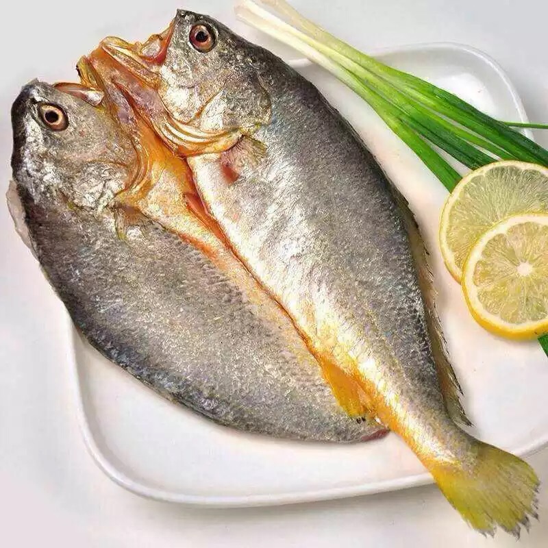 海之臻品厂家直销福建海鲜干货礼盒腌制脱脂大黄花鱼淡咸黄瓜鱼干