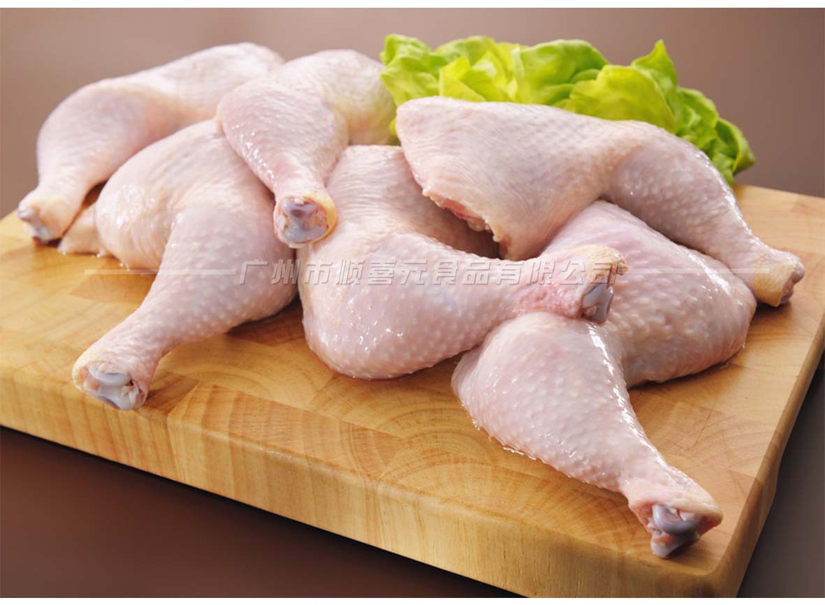 冷冻鸡腿 鸡全腿 带骨大鸡腿 鸡扒腿扒炸鸡腿 四连腿 广东包邮