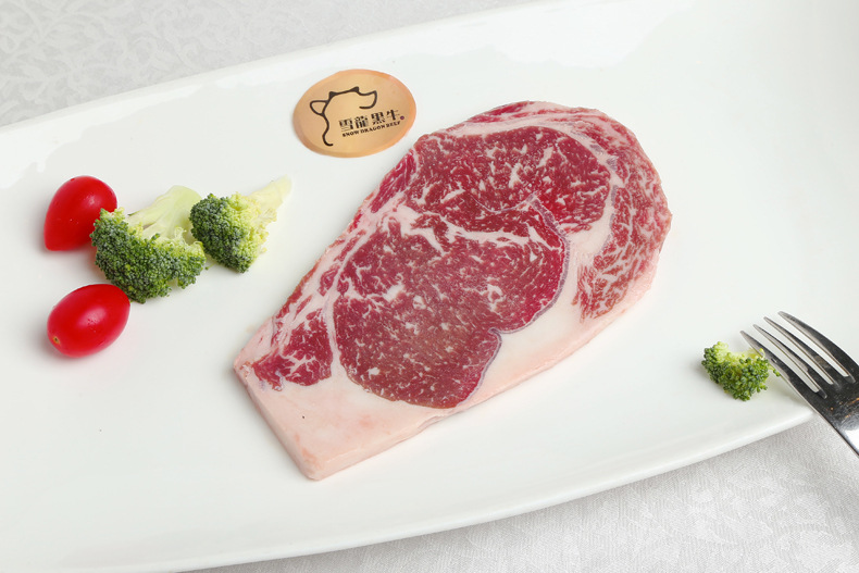 雪龙黑牛 眼肉2a牛排 西餐中餐料理烤肉铁板家庭酒店