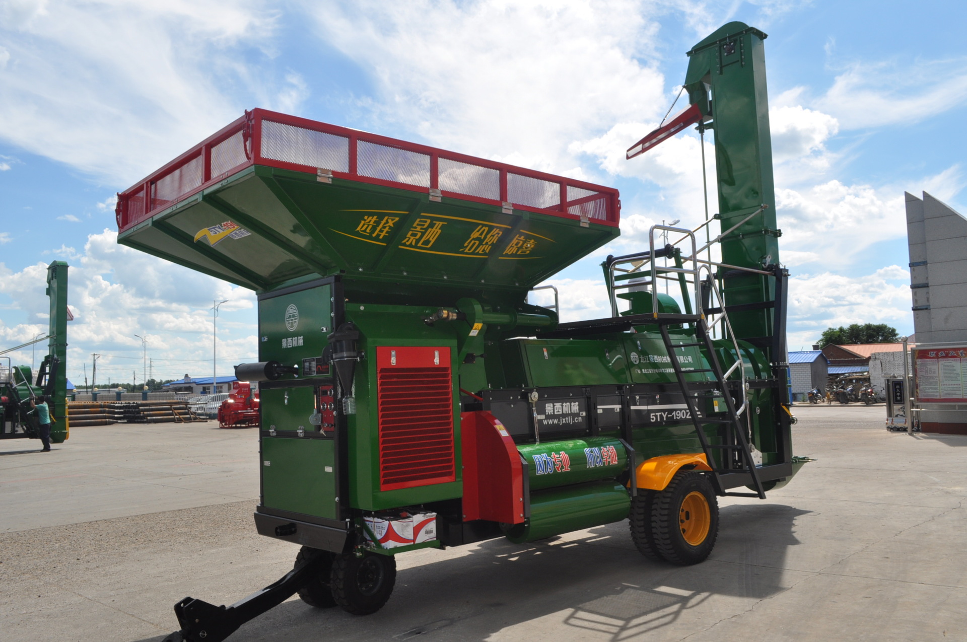 景西牌5ty-190-z揉搓式座机玉米脱粒机