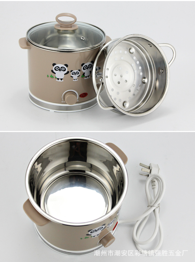 厂家直销1.5l调温分体式电煮锅韩式多功能学生宿舍煮面锅电火锅