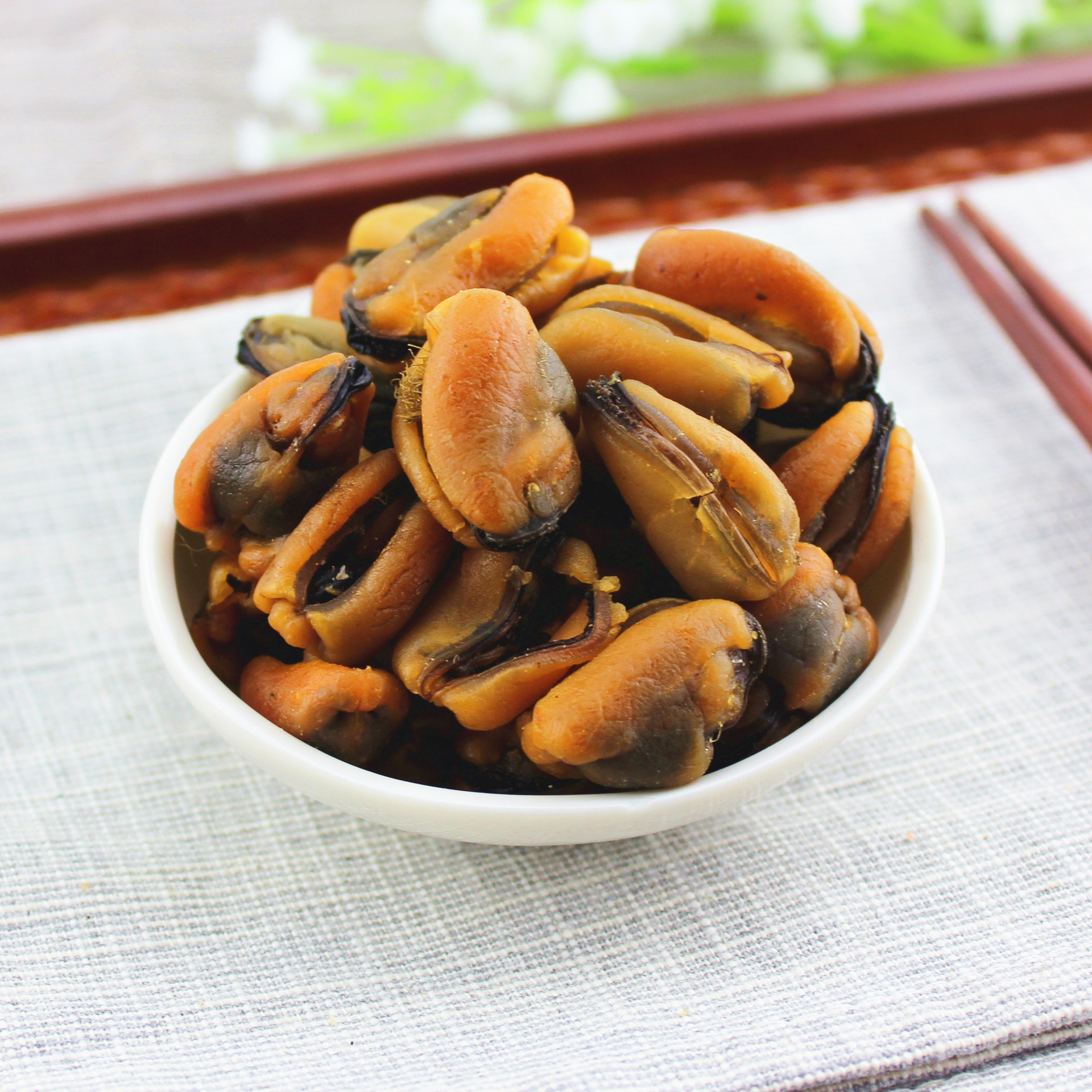 一件代发野生淡干海虹贻贝淡菜干海虹干海产干货无沙250g包邮