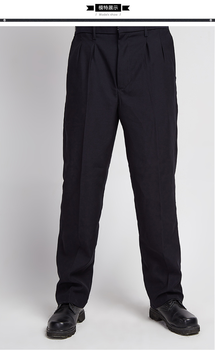 加工订做保安冬裤 藏青色保安秋冬裤 协管裤 执勤裤 可调节腰围