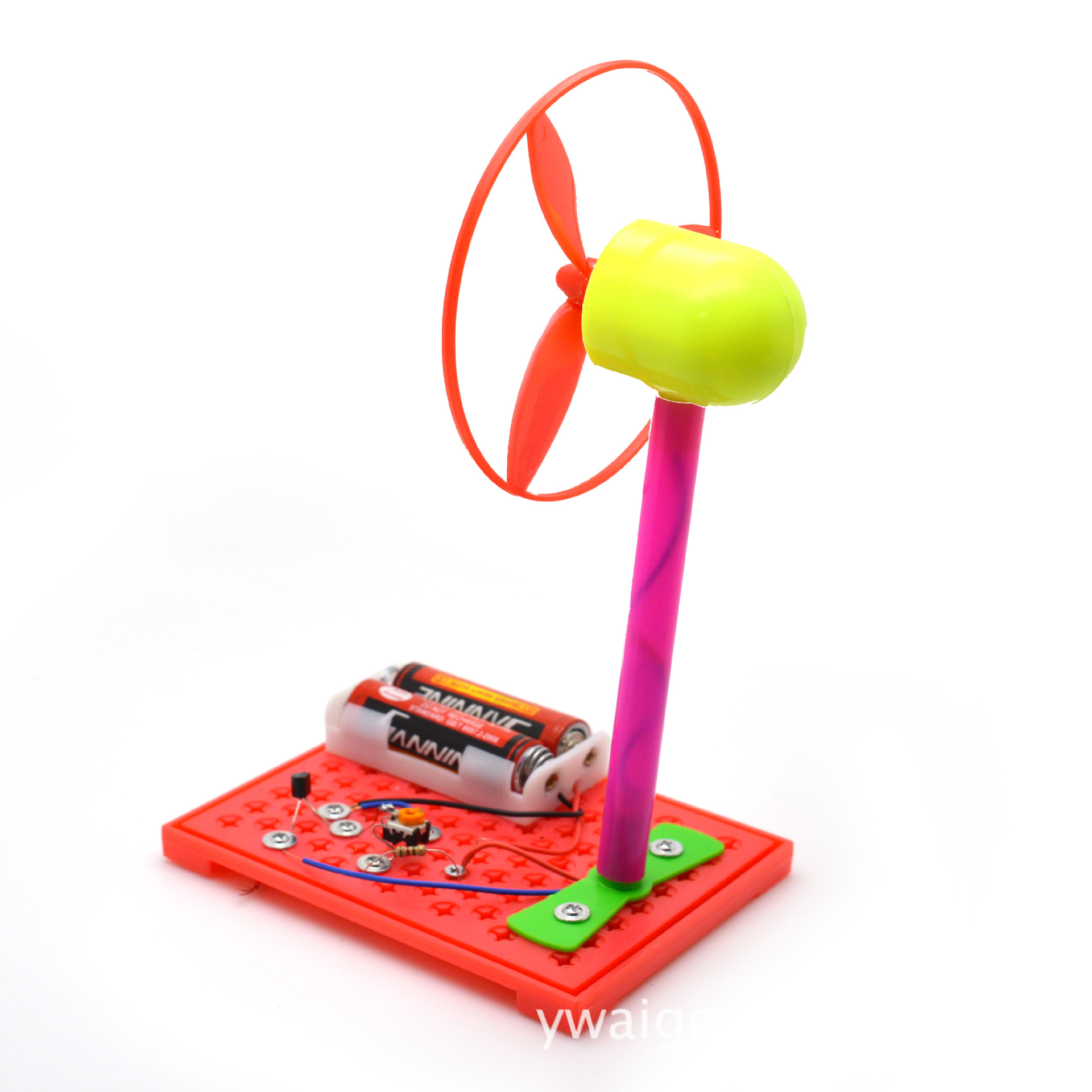 儿童电风扇 调速风扇 科学实验器材 科技小制作diy益智教学教具