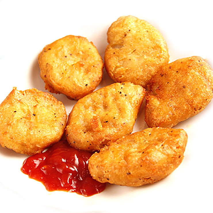 泰森黑椒鸡块上校鸡块油炸鸡块油炸半成品奶茶小吃30斤