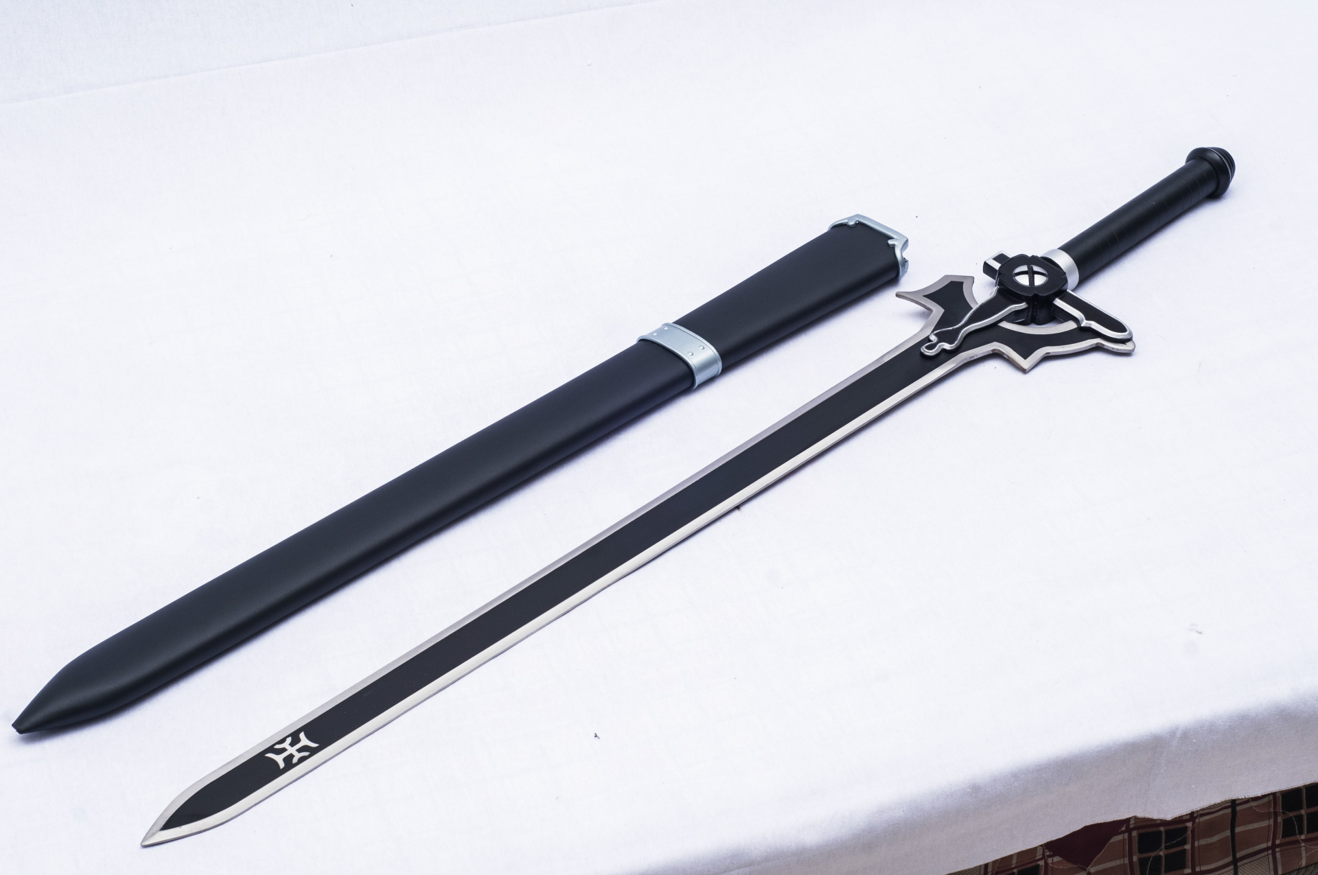 cosplay道具 cos道具 刀剑神域 桐谷和人 白剑-逐暗者不开刃