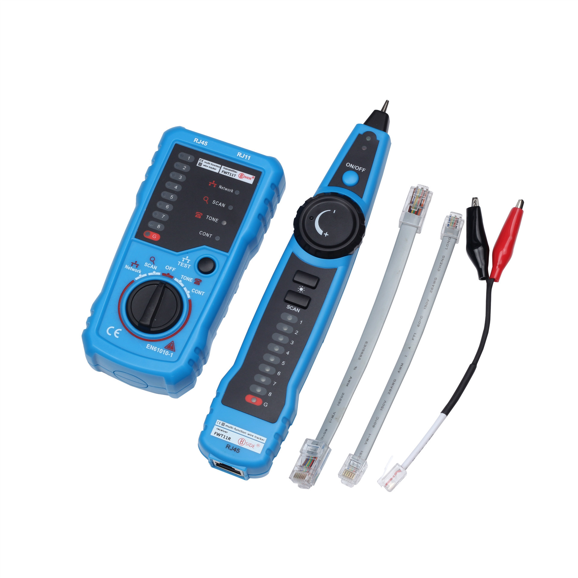 网线寻线仪查线器bside fwt11带电测试电话线查线仪对线器