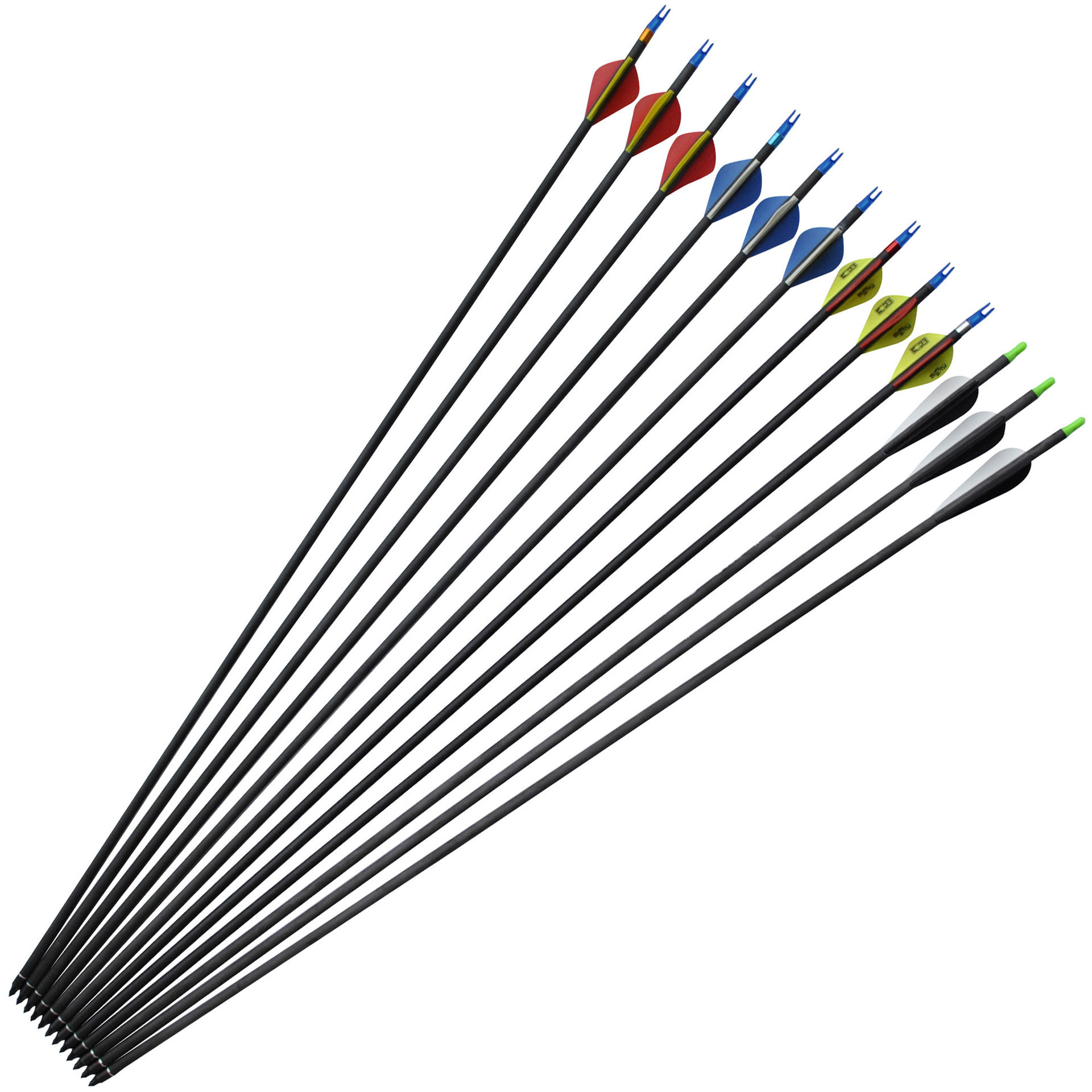 碳素箭 可订做 复合弓专用 carbon arrow弓箭箭支射箭用品反曲弓