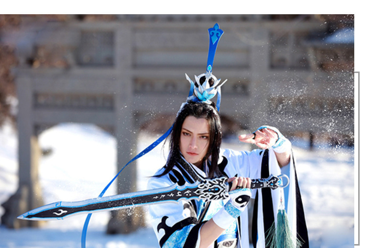 纯阳玉清玄明 仿真刀剑影视道具 80橙武 cosplay武器剑网三道具