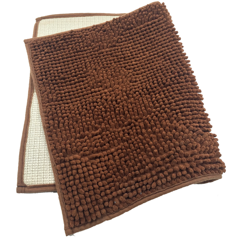 雪尼尔防滑地垫大雪尼尔浴室玄关汽车脚垫