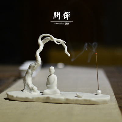茗瓷点 禅意家居香薰炉摆件香道茶桌意境香插摆件酒店会所装饰