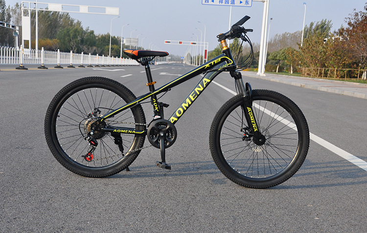 新款26寸山地自行车户外运动双碟刹标准型自行车变速骑行山地车