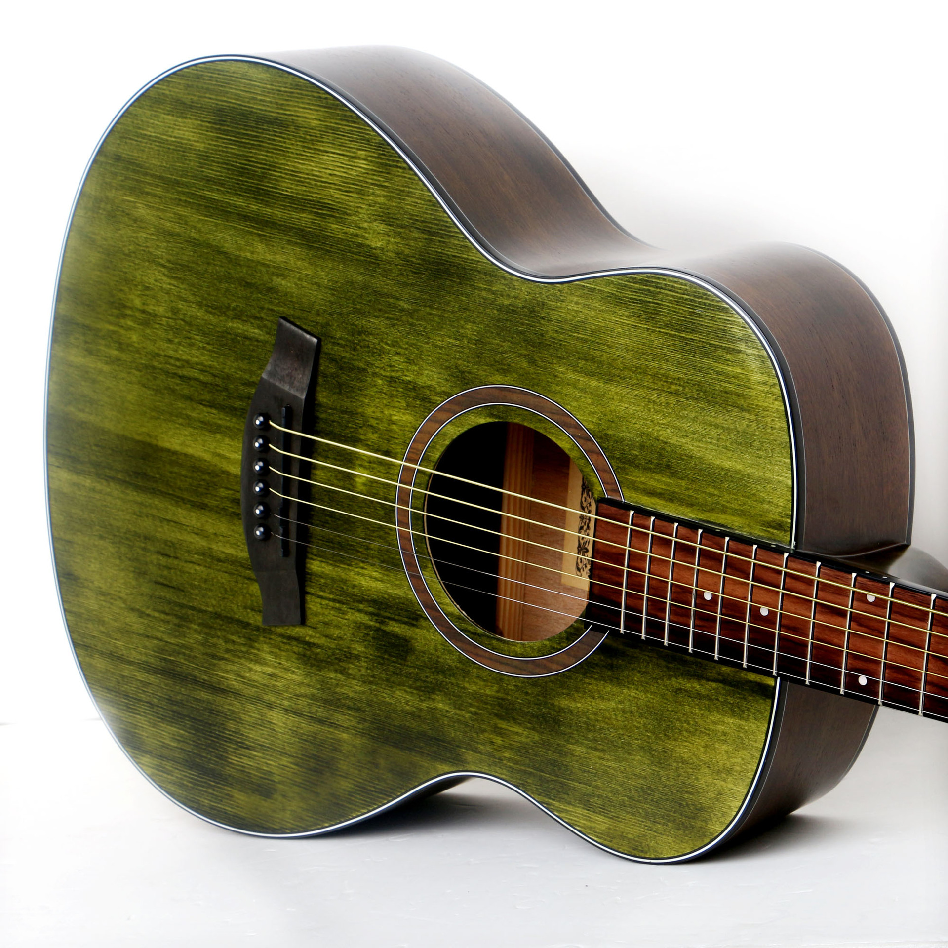 批发36寸mini 泰勒桶形旅行民谣吉他 电箱正品吉他复古儿童吉他