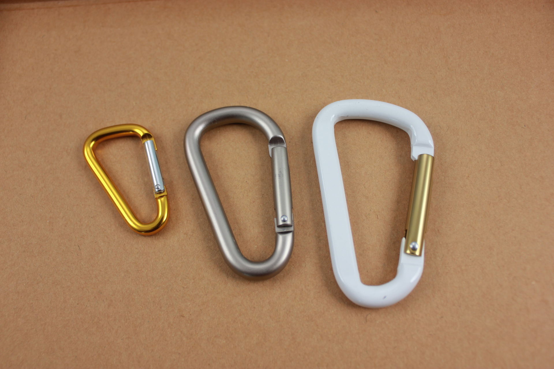 高光泽铝合金登山扣 高承重 d字型铝钩