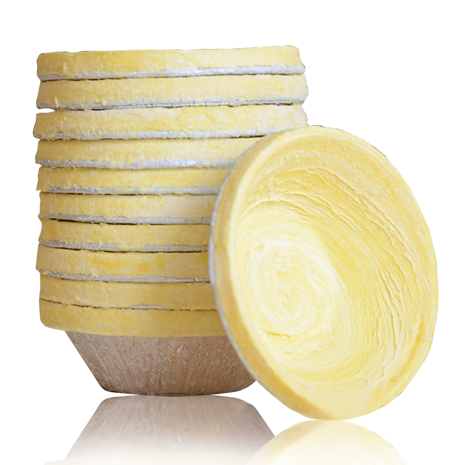 蓝彪葡式207蛋挞皮 10包*30个 酥皮带锡底锡纸托 烘焙蛋挞半成品