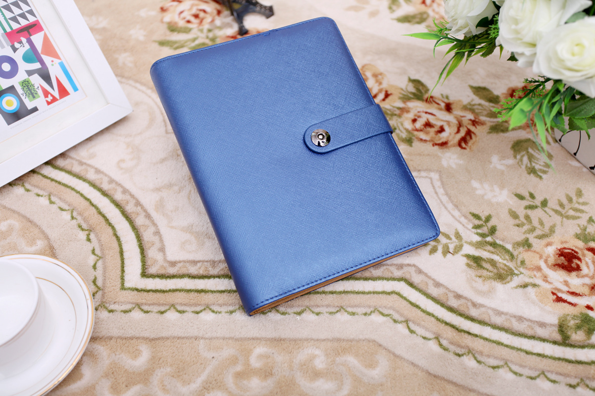 文具日记笔记本皮面本子记事本活页本商务办公用品可定制logo