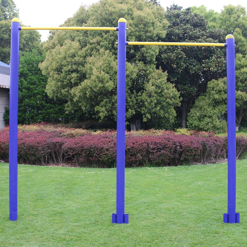 户外小区公园广场健身路径 室外二联高低单杠 学校体育设备