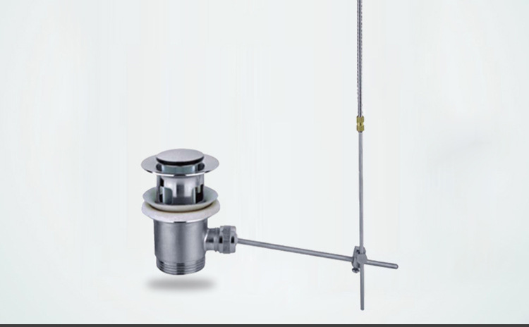 欧宝斯 全铜提拉式防臭面盆下水器 洗脸盆去水头下水器带提拉