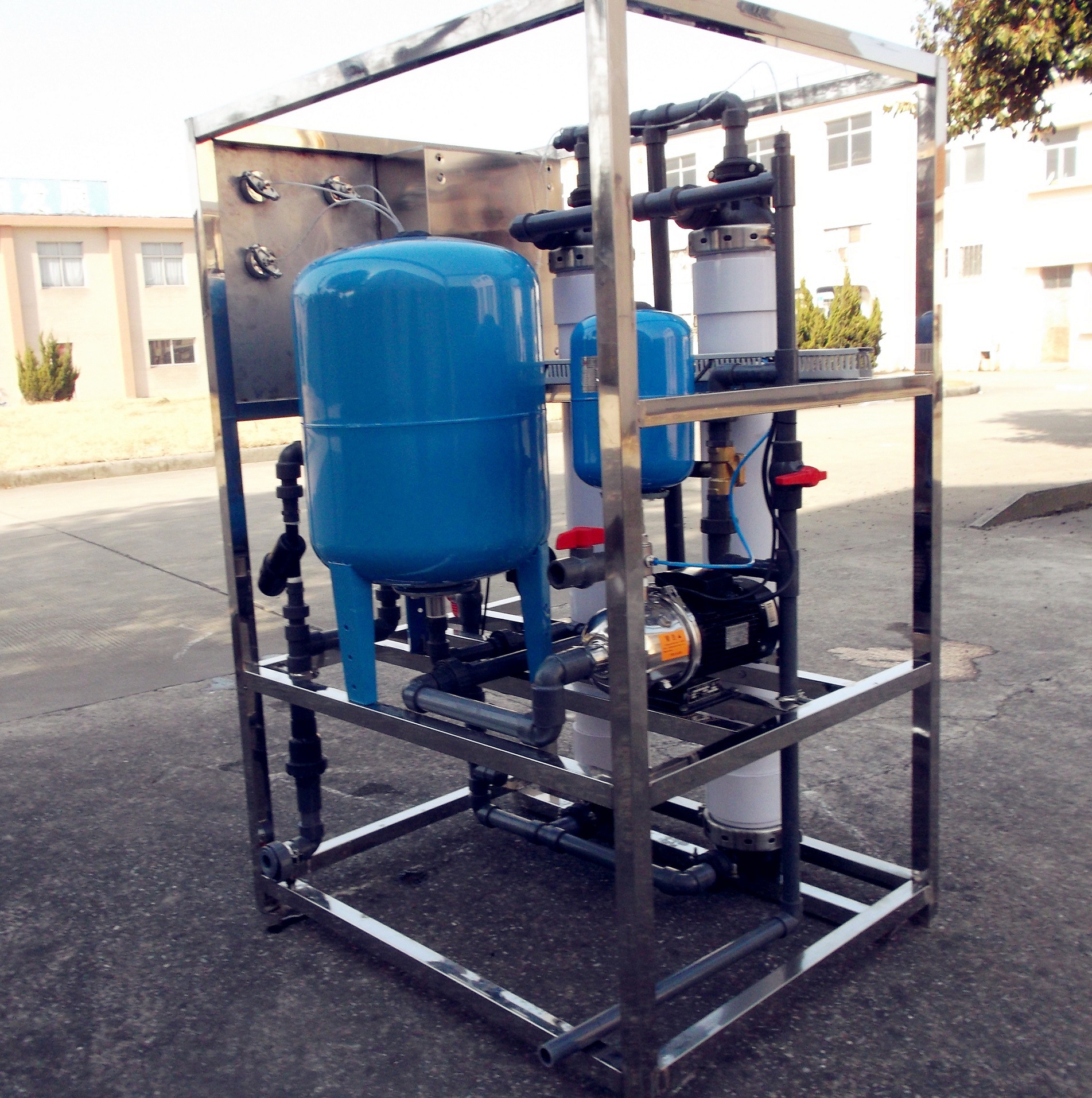 2吨水处理净化超滤机 中空纤维超滤膜过滤设备