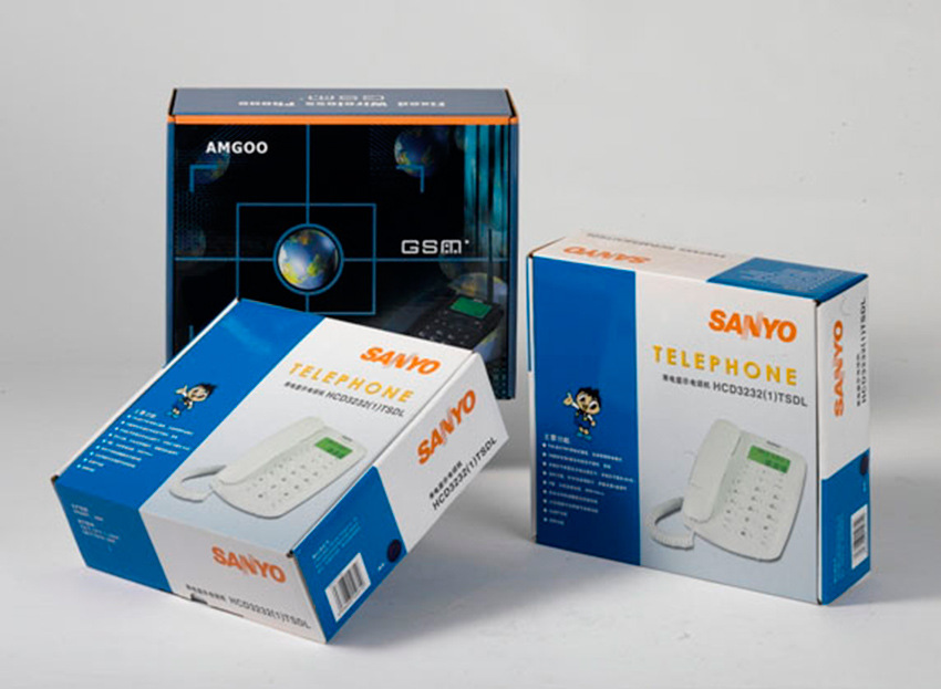 彩盒加工印刷 大型电器包装盒 印刷定制 瓦楞