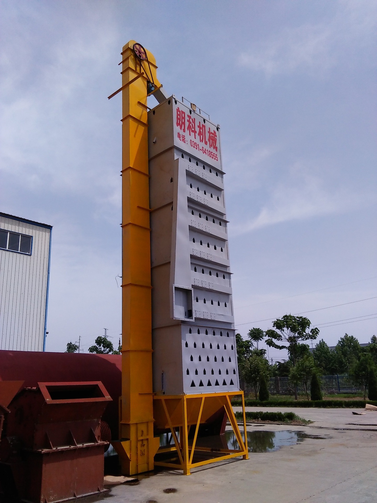 低温谷物移动式粮食烘干机 立式大型粮食烘干机玉米烘干塔