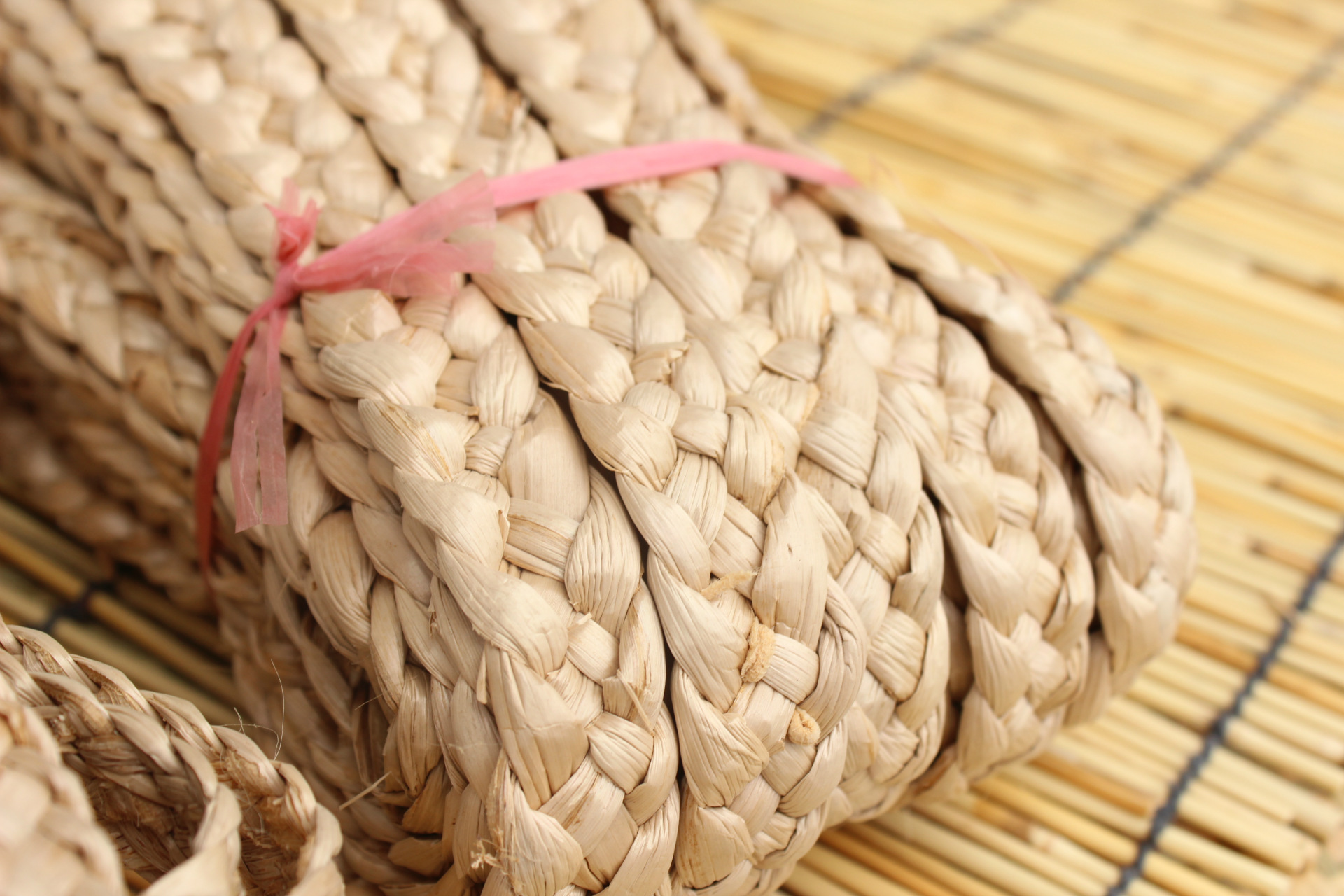 天然 环保 植物 手工编织 蒲草辫 蒲草三股辫 长期现货 批发