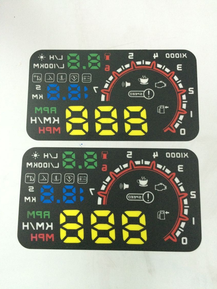 厂家低价定做pvc标贴 电子面板  汽车仪表面贴供应