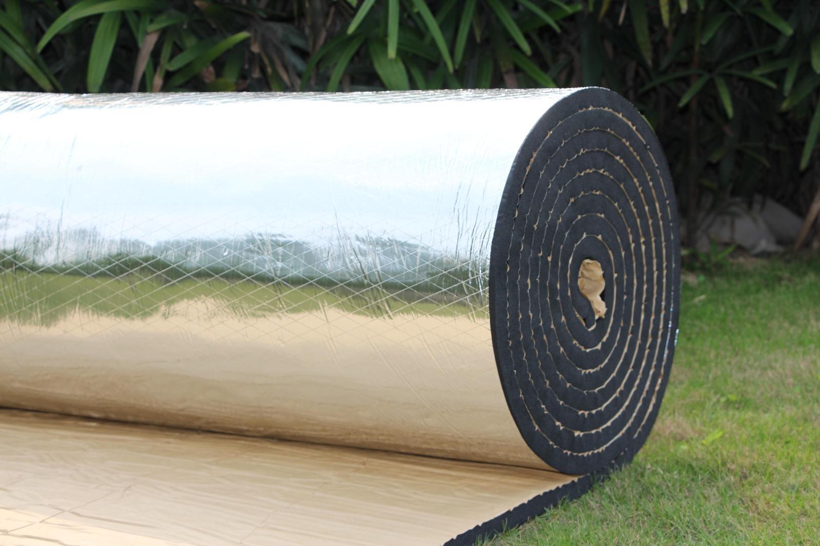 厂家定做阻燃橡塑海棉板水箱防冻隔热保温棉下水管道墙体隔音棉