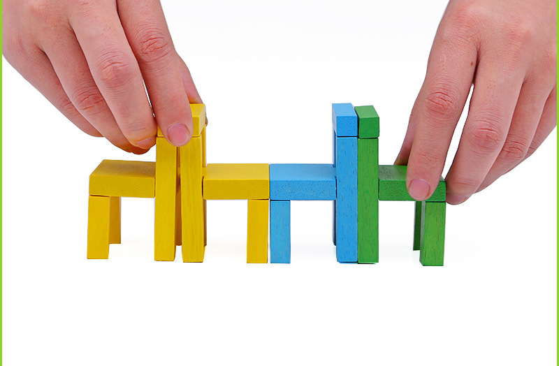 厂家批发儿童益智木质玩具 积木椅子类益智儿童玩具 宝宝科教教具