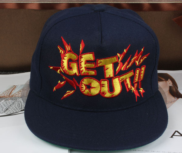 批发采购帽子-韩版潮时尚帽子 刺绣getout男女士街舞