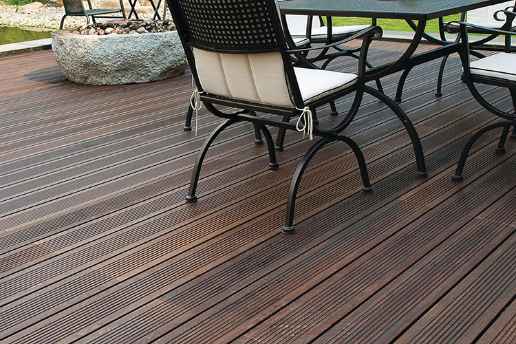 中碳细波纹25mm户外重竹地板超强防水防腐耐候室外地板出口欧美