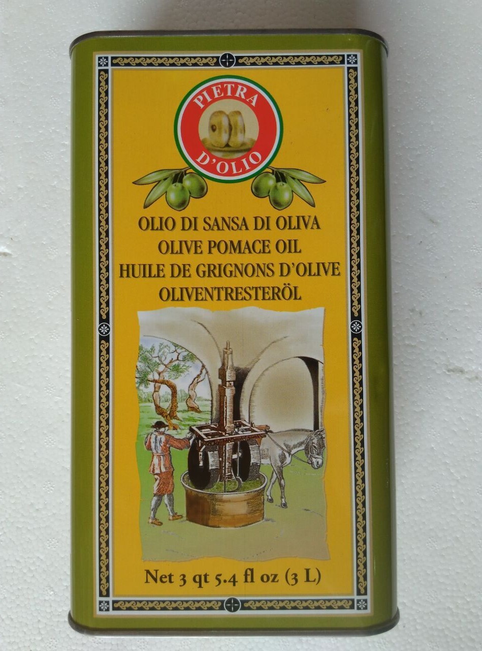 意大利进口安堤卡橄榄果渣油3l 油橄榄果渣油 食用油 果榨橄榄油